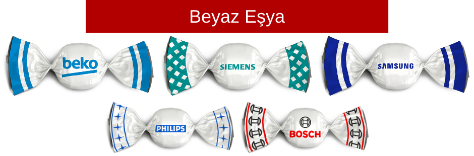 Çift Kulak Beyaz Eşya Şekeri